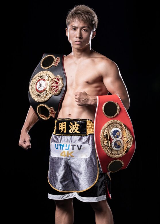井上尚弥　明成塗装　トランクス